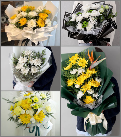 山东莱芜莱城区羊里镇辛兴西南村白事花束代送
